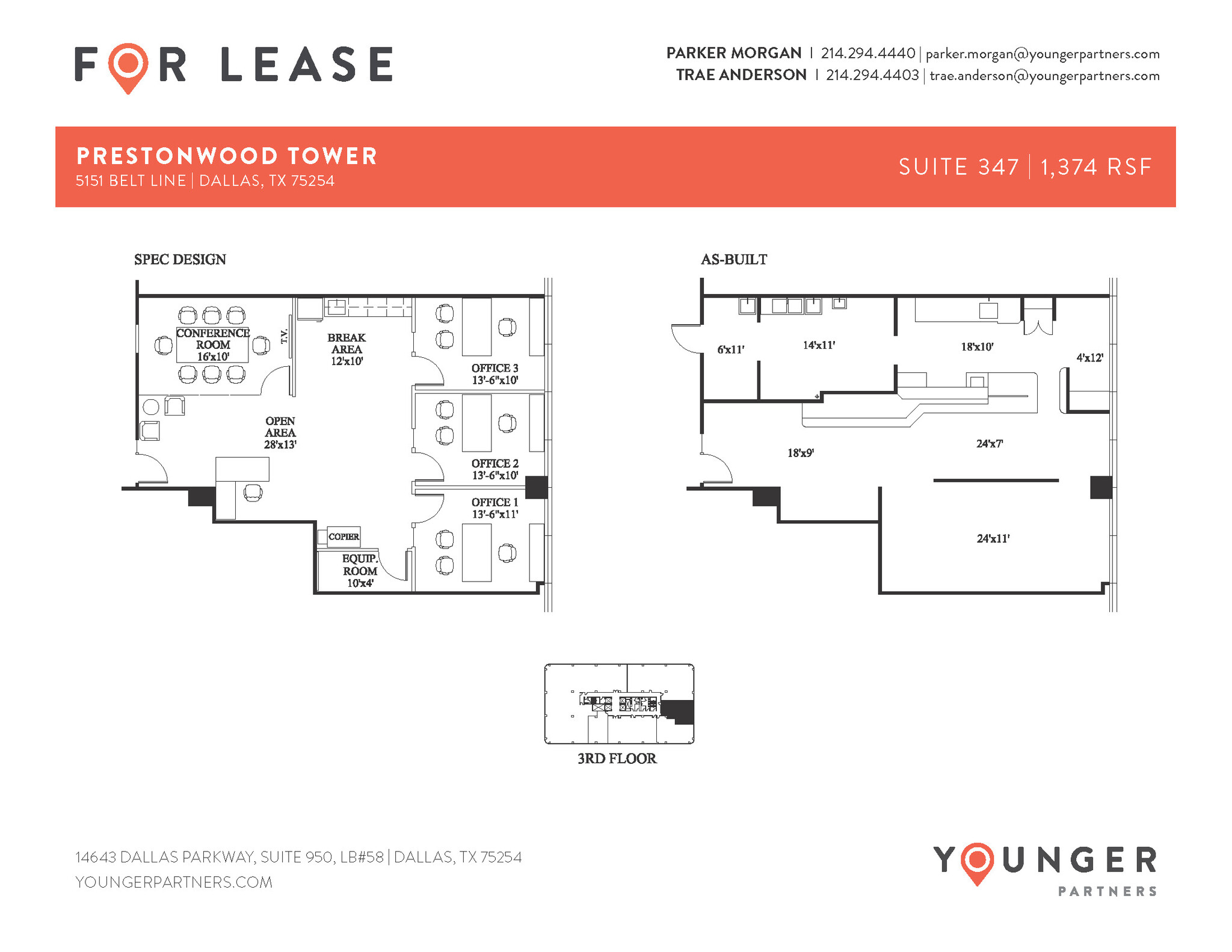 5151 Belt Line Rd, Dallas, TX for lease Floor Plan- Image 1 of 1