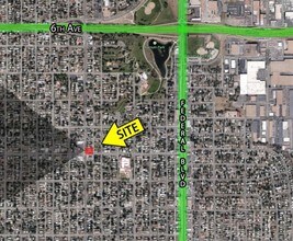 100 Knox Ct, Denver, CO - AERIAL  map view - Image1
