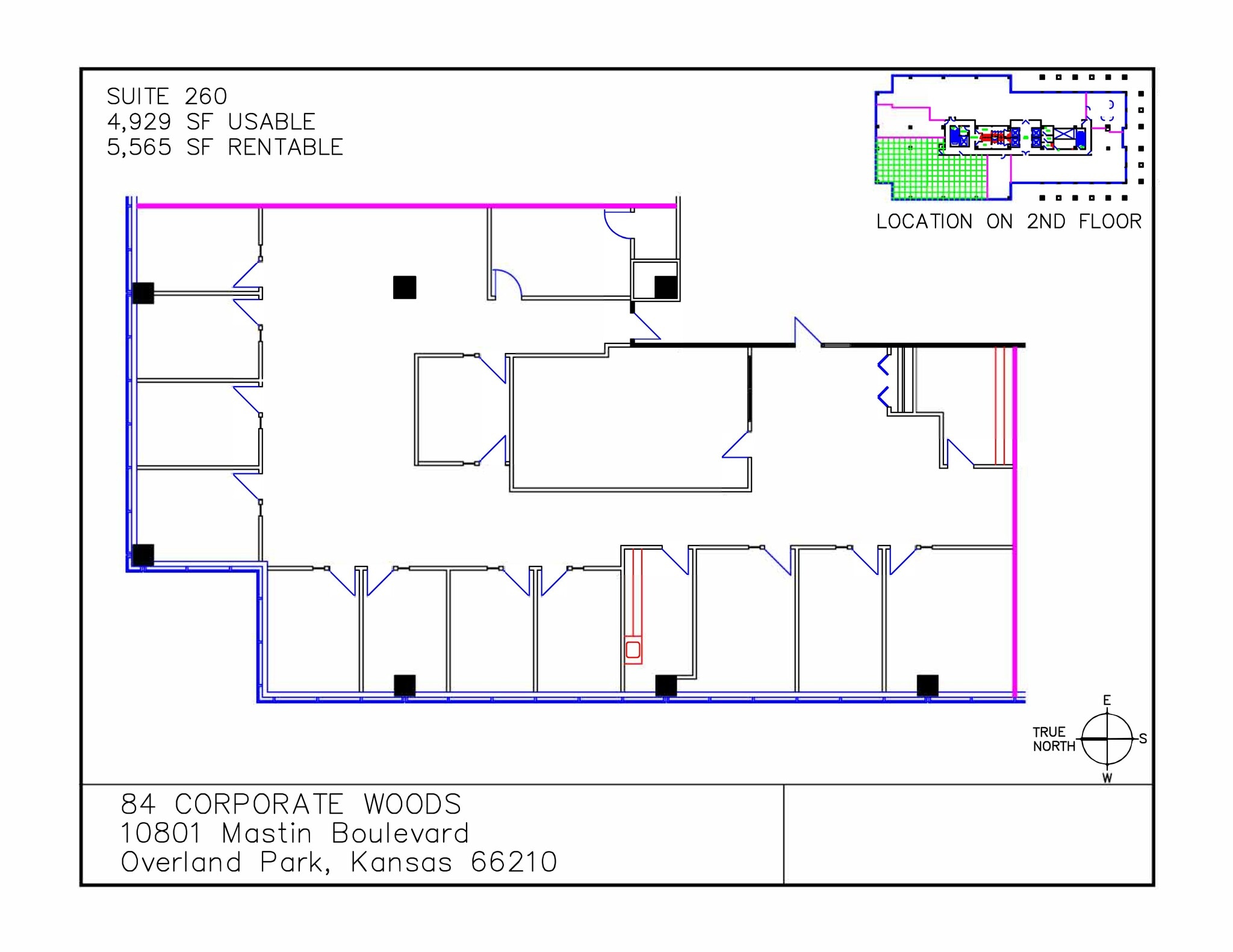 10801 Mastin St, Overland Park, KS for lease Site Plan- Image 1 of 1