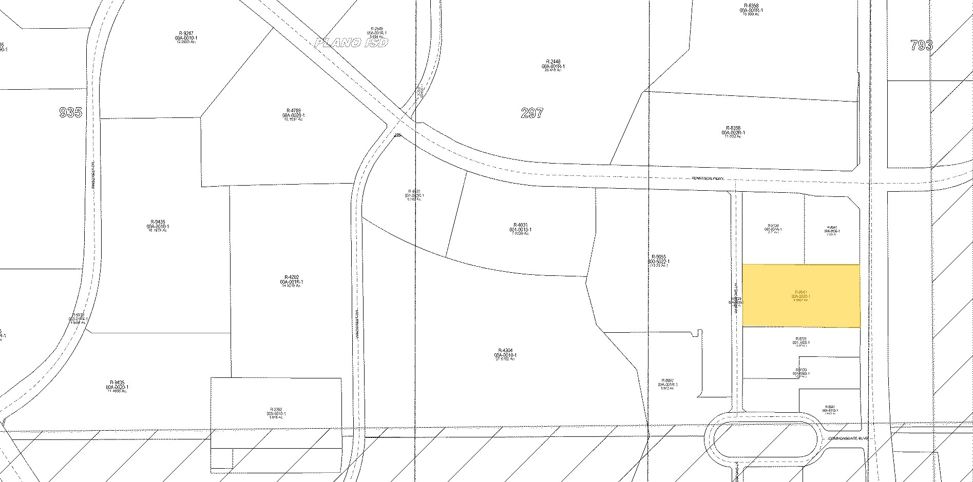 6601 Preston Rd, Plano, TX for sale Plat Map- Image 1 of 1