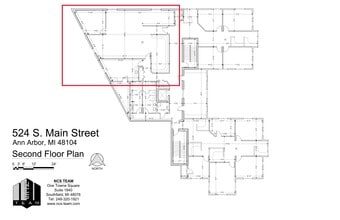 524 S Main St, Ann Arbor, MI for lease Site Plan- Image 1 of 2