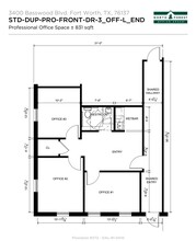 3400-3420 Basswood Blvd, Fort Worth, TX for lease Floor Plan- Image 1 of 1