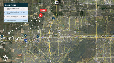 4201 Roland Rd, Katy, TX - aerial  map view