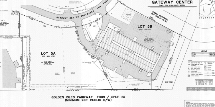 107 Gateway Center Cir, Brunswick, GA for sale - Plat Map - Image 2 of 2