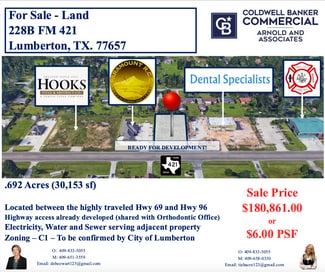 More details for 228 TX-421, Lumberton, TX - Land for Sale