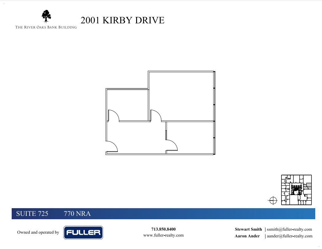 2001 Kirby Dr, Houston, TX for lease Floor Plan- Image 1 of 1