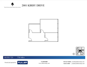 2001 Kirby Dr, Houston, TX for lease Floor Plan- Image 1 of 1