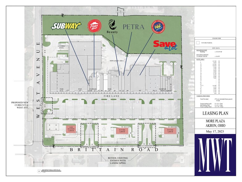 18-87 Midway Plz, Tallmadge, OH for lease - Site Plan - Image 2 of 5