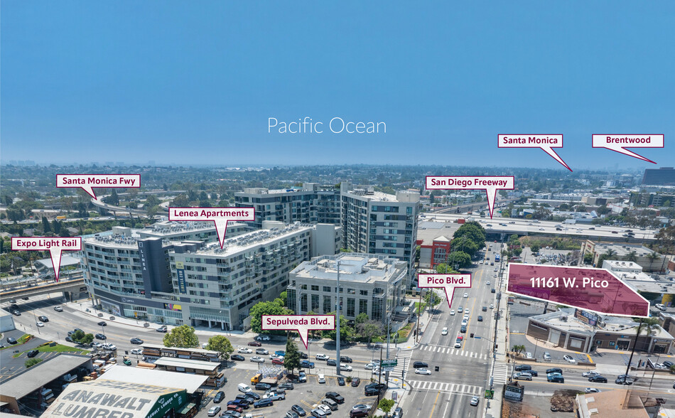 11161 W Pico Blvd, Los Angeles, CA for lease - Aerial - Image 1 of 4