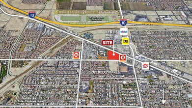 Indio Blvd & Hoover St, Indio, CA - aerial  map view - Image1