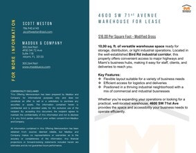 4600-4618 SW 71st Ave, Miami, FL for lease Interior Photo- Image 2 of 5