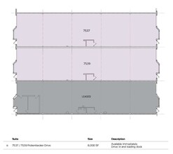 7537-7583 Rickenbacker Dr, Gaithersburg, MD for lease Floor Plan- Image 1 of 1