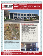 444 Executive Center Blvd, El Paso, TX for lease Aerial- Image 1 of 7