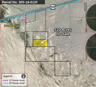 More details for US-60 & McVay Rd, Bouse, AZ - Land for Sale