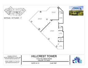 12720 Hillcrest Rd, Dallas, TX for lease Floor Plan- Image 1 of 1