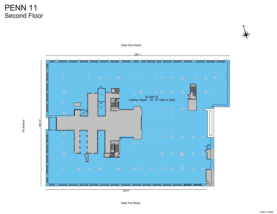 11 Penn Plz, New York, NY for lease Floor Plan- Image 1 of 2