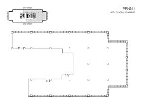 PENN 1, New York, NY for lease Floor Plan- Image 1 of 1