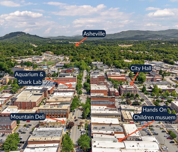 429 N Main St, Hendersonville, NC for lease - Aerial - Image 2 of 12