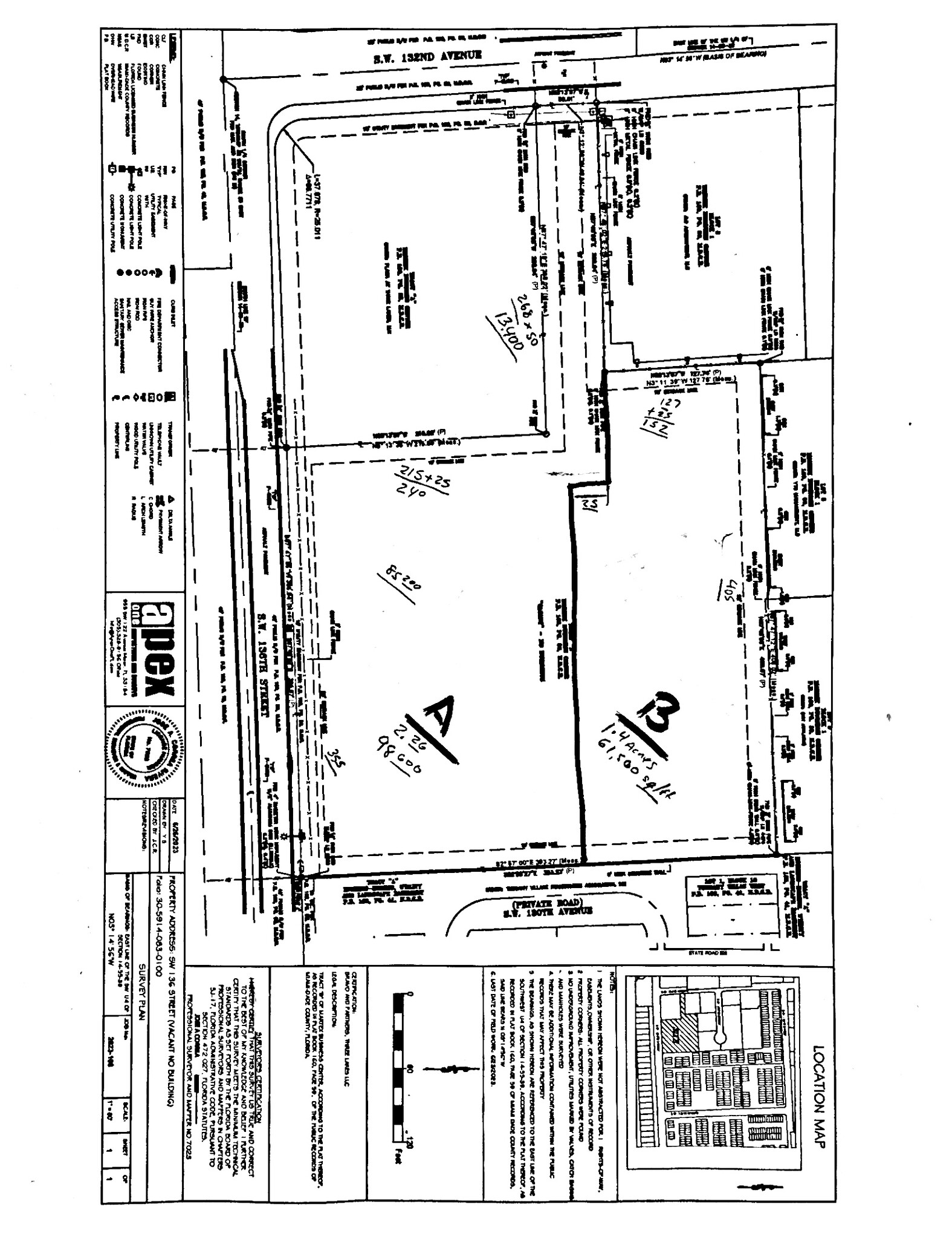 SW 136 St st, Miami, FL for sale Site Plan- Image 1 of 3