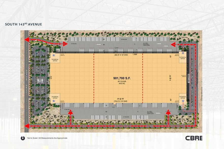 575 S 143rd Ave, Goodyear, AZ for lease - Site Plan - Image 3 of 14