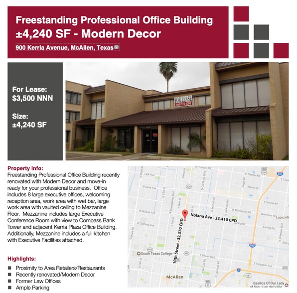 900 Kerria Ave, McAllen, TX for sale - Building Photo - Image 1 of 1