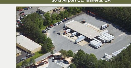 2042 Airport Ct, Marietta, GA - AERIAL  map view