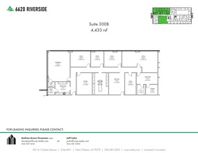 6660 Riverside Dr, Metairie, LA for lease Site Plan- Image 1 of 1