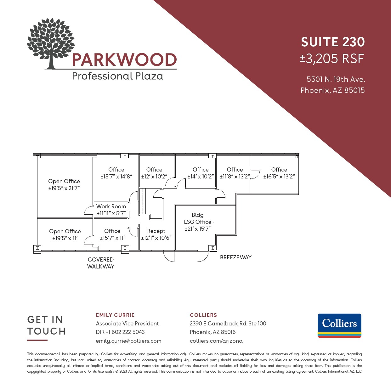 5501 N 19th Ave, Phoenix, AZ for lease Floor Plan- Image 1 of 1