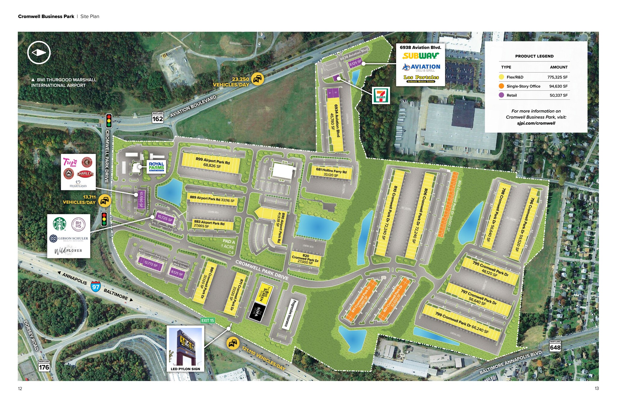 910 Cromwell Park Dr, Glen Burnie, MD for lease Site Plan- Image 1 of 2