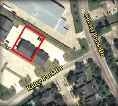 15430 Ridge Park Dr, Houston, TX - AERIAL map view