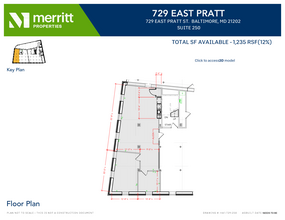 729 E Pratt St, Baltimore, MD for lease Floor Plan- Image 1 of 1