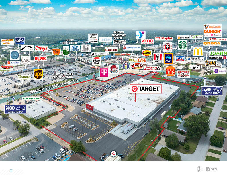 3701 Broadway St, Quincy, IL 62305 Target (NYSE TGT S&P A) New 15
