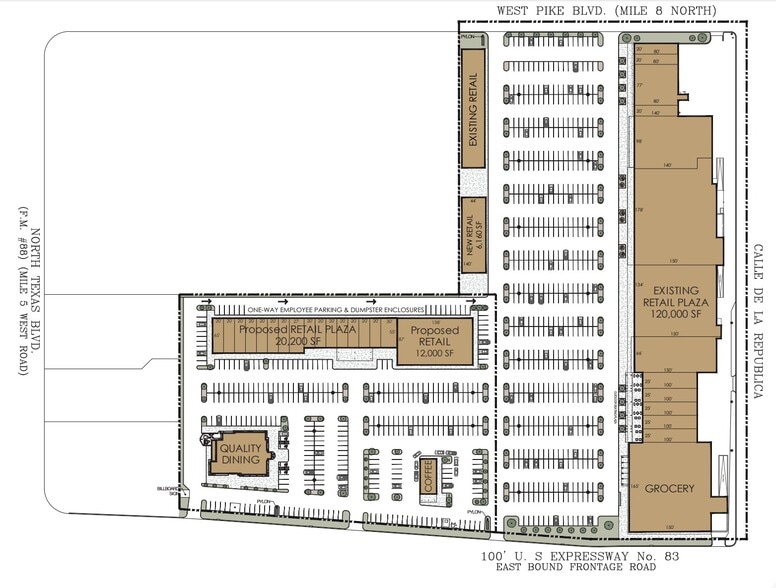 1025 N Texas Blvd, Weslaco, TX for sale - Site Plan - Image 1 of 1