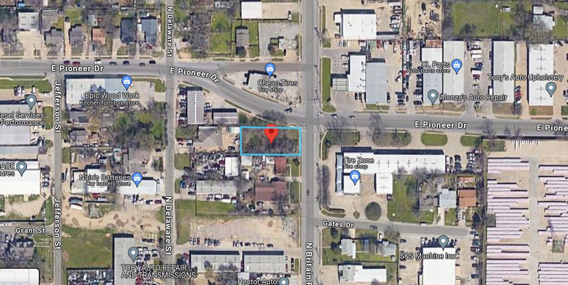 411 Britain rd, Irving, TX for sale Aerial- Image 1 of 1