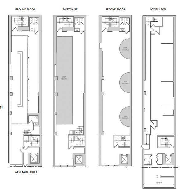 407 W 14th St, New York, NY for lease Floor Plan- Image 1 of 6