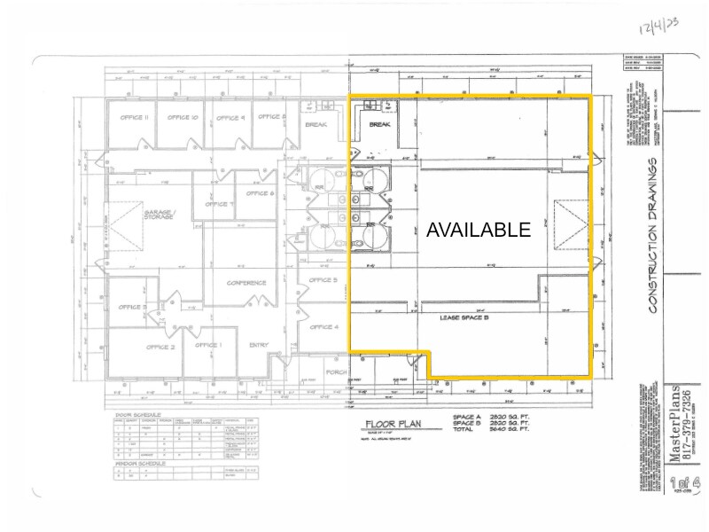 908 Cresthaven Dr, Euless, TX for lease Floor Plan- Image 1 of 1