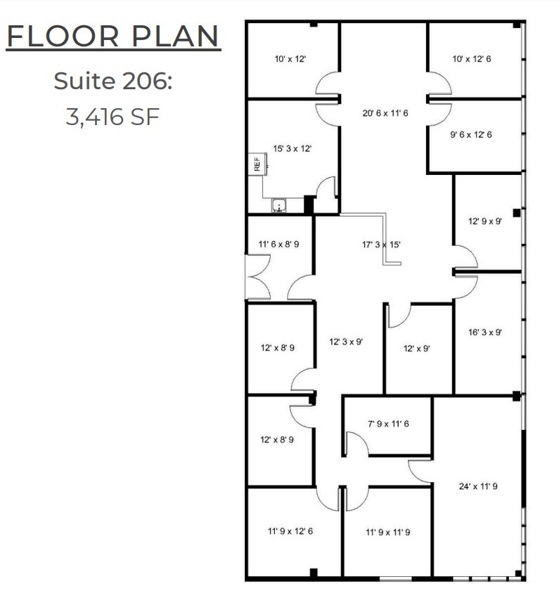 3001 Tamiami Trl N, Naples, FL for lease Floor Plan- Image 1 of 1