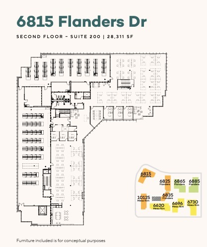 6815 Flanders Dr, San Diego, CA for lease Floor Plan- Image 1 of 1