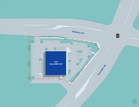 1107 Calloway Dr, Bakersfield, CA for lease Site Plan- Image 1 of 1