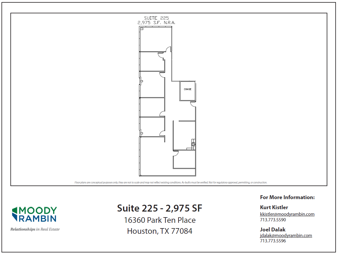 16360 Park Ten Place Dr, Houston, TX for lease Floor Plan- Image 1 of 1