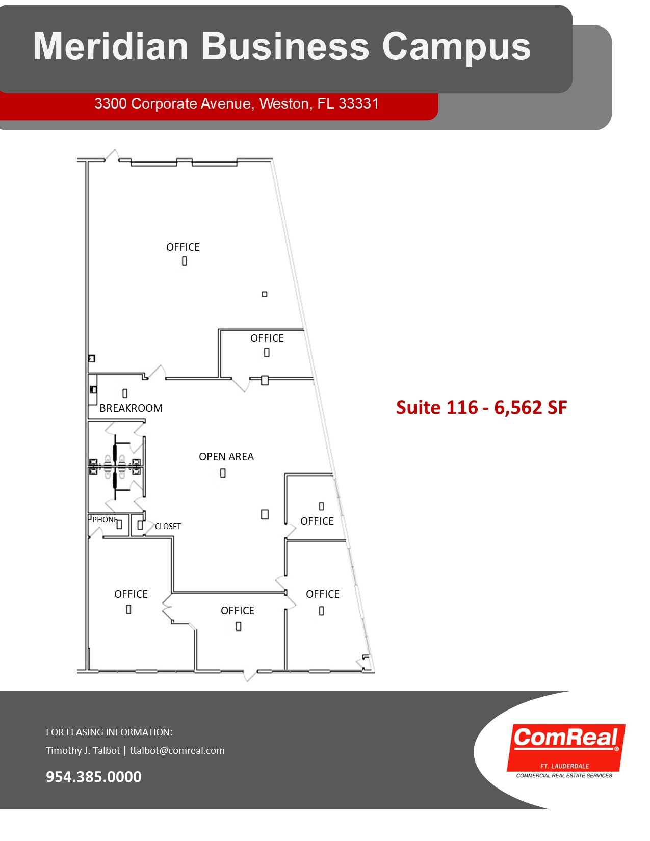 3300 Corporate Ave, Weston, FL for lease Floor Plan- Image 1 of 1