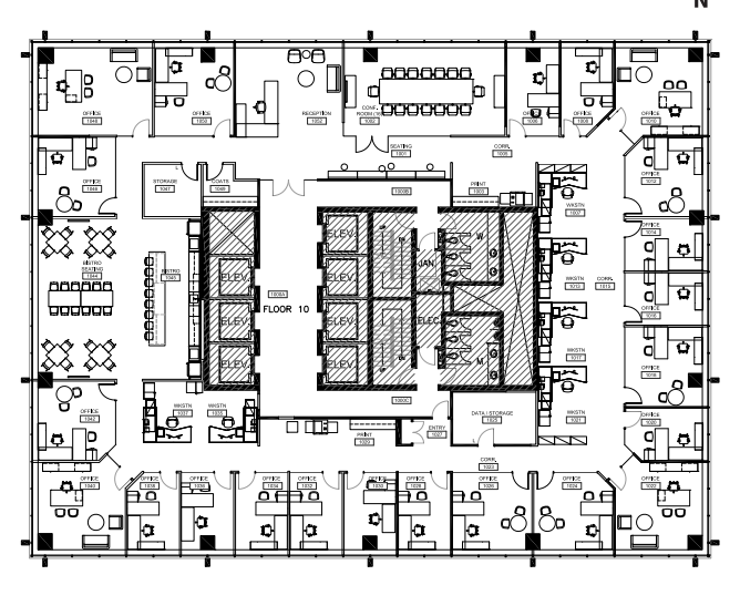 355 4 Av SW, Calgary, AB for lease Floor Plan- Image 1 of 1