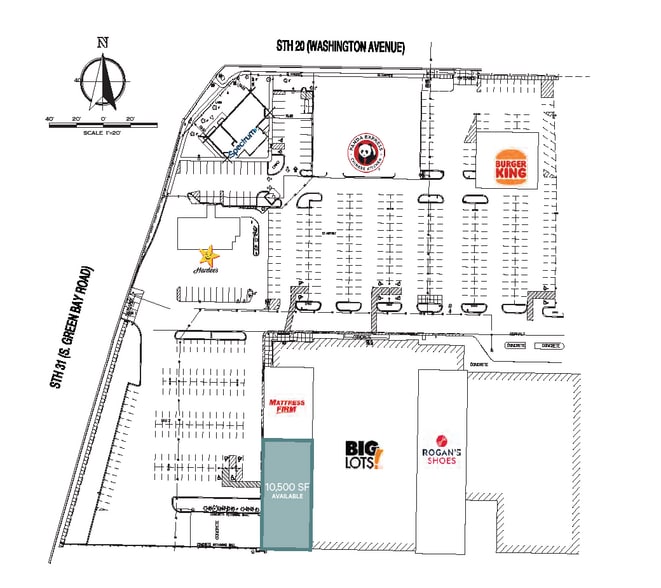 5415 Washington Ave, Racine, WI for lease - Building Photo - Image 2 of 5