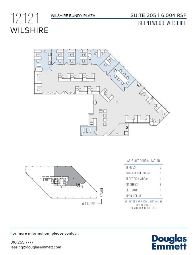 12121 Wilshire Blvd, Los Angeles, CA for lease Floor Plan- Image 1 of 1