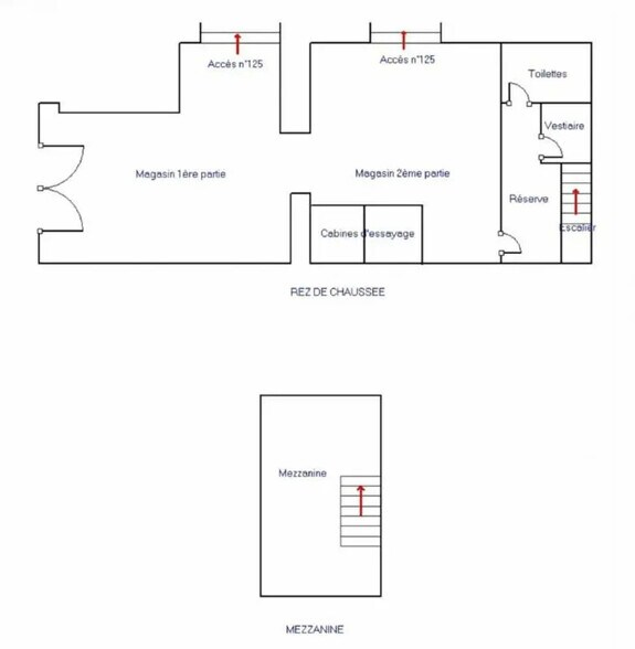 Retail in Marseille for lease - Floor Plan - Image 3 of 3