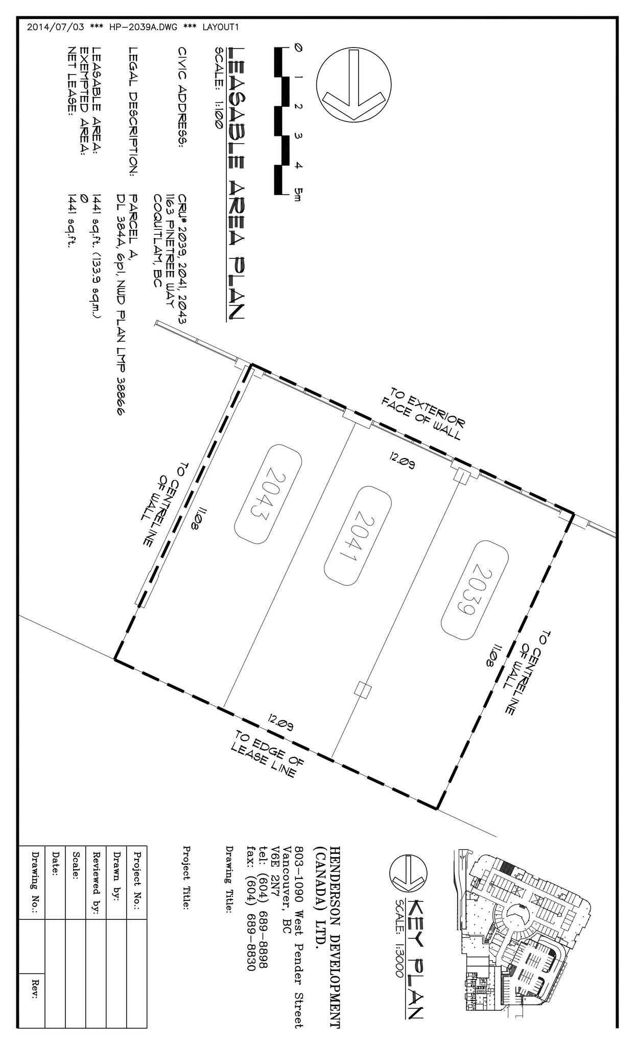 1163 Pinetree Way, Coquitlam, BC for lease Site Plan- Image 1 of 1