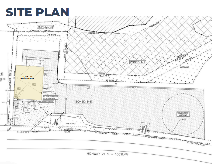 195 Commercial Ct, Rincon, GA for lease Site Plan- Image 1 of 4