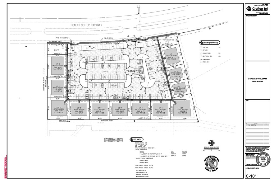 1601 Health Center Pky, Yukon, OK for sale - Site Plan - Image 1 of 1