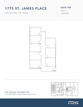 1775 St James Pl, Houston, TX for lease Floor Plan- Image 1 of 1