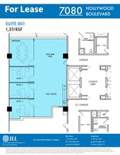 7080 Hollywood Blvd, Los Angeles, CA for lease Site Plan- Image 1 of 1